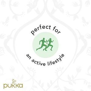 Pukka Organic Tea Bags, Turmeric Active Herbal Tea with Ginger and Galangal, Perfect for Active Lifestyles, 20 Count (Pack of 3) 60 Tea Bags