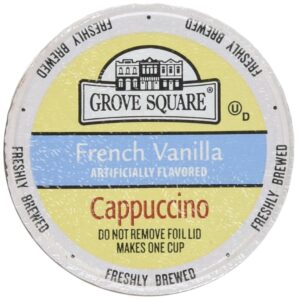 40-count cups portion packs for keurig k-cup brewers, grove square cappuccino
