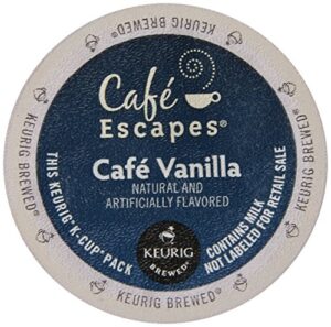 cafe escapes cafe vanilla k-cups 1 box (12 k-cups)