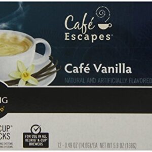 Cafe Escapes Cafe Vanilla K-Cups 1 Box (12 K-Cups)