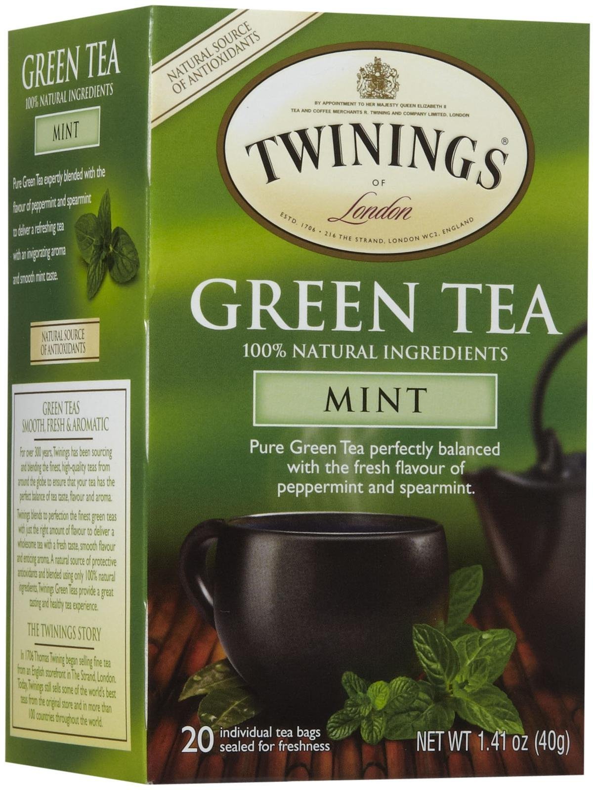 Twinings Mint Green Tea - 20 Count (Pack of 1)