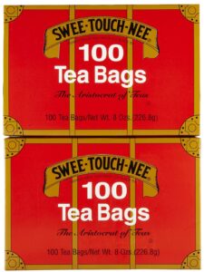 sweet touch nee orange pekoe & pekoe cut black tea bags, 100 ct, 2 pk