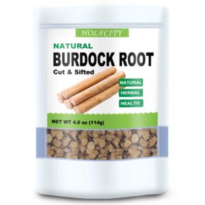 natural burdock root tea, cut & sifted (4.0oz,114g)