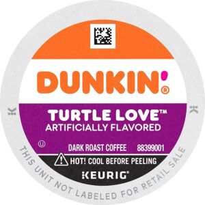 Dunkin' Turtle Love Flavored K Cups, 10 Count