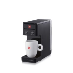 Illy Y3.3 Single Serve Espresso and Coffee Capsule Machine, 12.20x3.9x10.40 (Black)