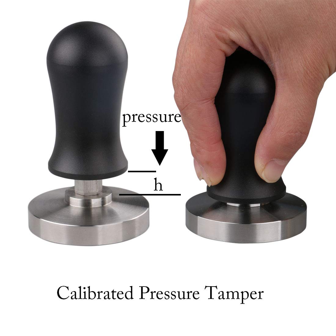 omgogo Calibrated Tamper Pressure 53mm for Coffee and Espresso