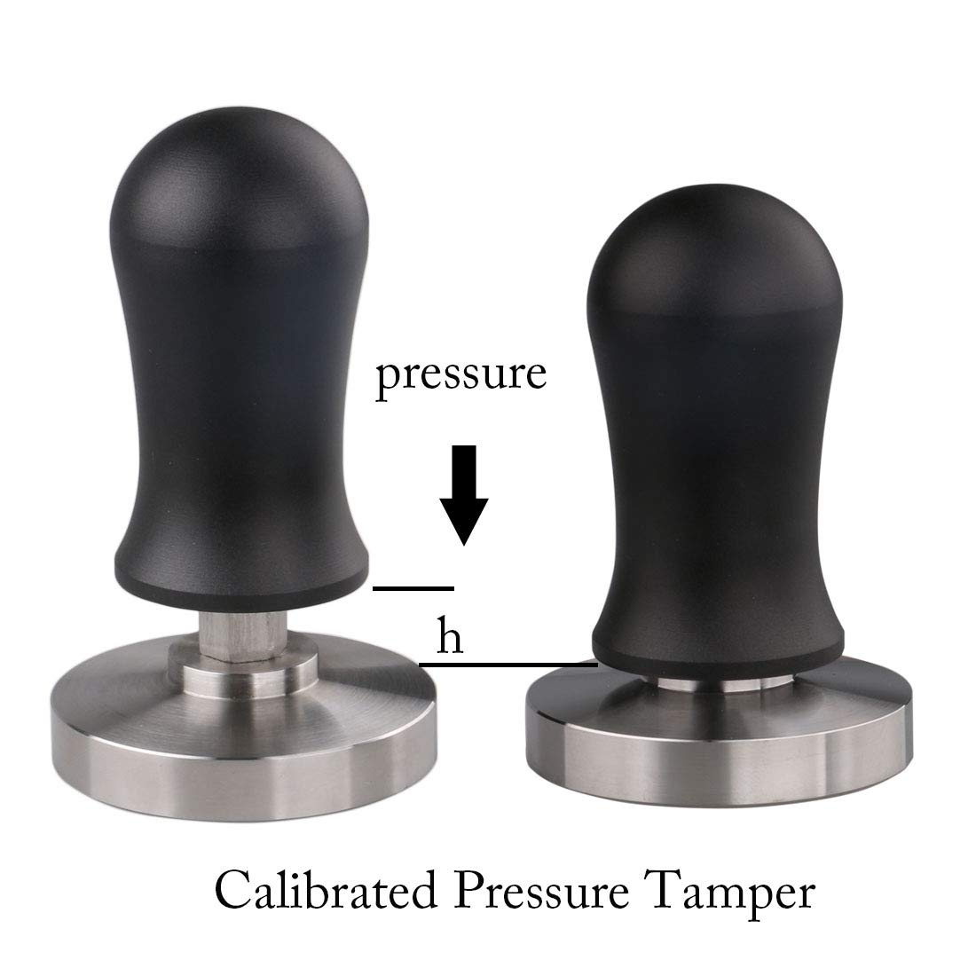 omgogo Calibrated Tamper Pressure 53mm for Coffee and Espresso