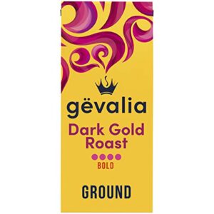 gevalia bold dark gold roast ground coffee (12 oz bag)