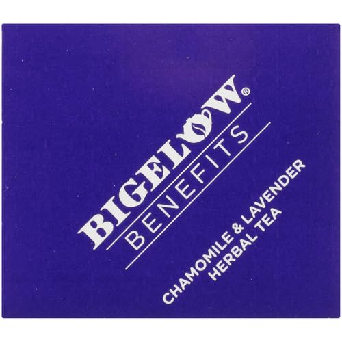 Bigelow Tea Benefits Sleep Chamomile & Lavender Herbal Tea, 18 ct