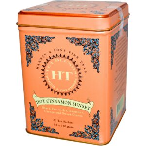 harney & sons, hot cinnamon sunset, 20 tea sachets, 1.4 oz (40 g)( 1 pack )