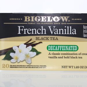 Bigelow Tea Decaffeinated French Vanilla Bag, 1.28 oz, 20 ct