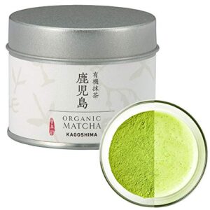 organic ceremonial matcha green tea powder from kagoshima japan | japanese tea kimikura | matcha kimikura (organic ceremonial matcha)