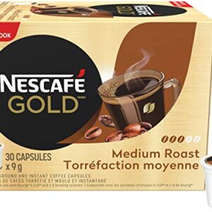 NESCAFÉ Gold Rich & Smooth Keurig K cup Capsules (Pack Of 30 Cups)