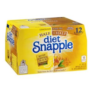 snapple diet half 'n half tea, 16 ounce (12 bottles)
