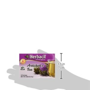 Herbacil Artichoke Tea Te De Alcachofa 25 Bags