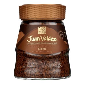 6 pack juan valdez freeze dried colombian coffee / cafe colombia