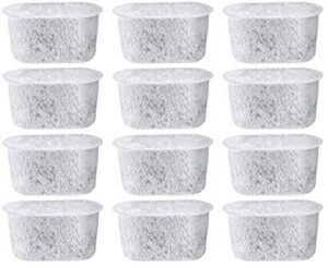12 nispira replacement activated charcoal water filters for cuisinart coffee machines, compared to cuisinart dcc-rwf