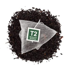 T2 Tea - Melbourne Breakfast Black Tea, Tea Bags in Resealable Bag, 120g (4.2oz), 60 Tea Bags