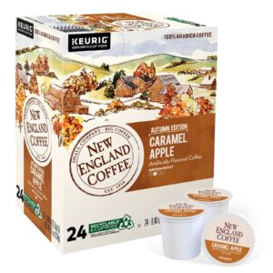 new england coffee caramel apple k-cups 24 ct