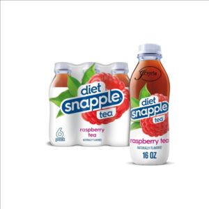 snapple diet raspberry tea, 20 fl oz (pack of 24)