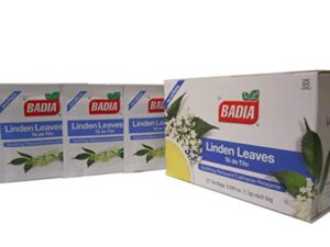badia tea bag, linden leaves, 25 ct pack of 2