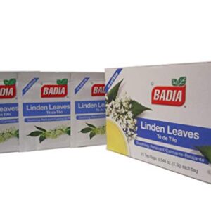 Badia Tea Bag, Linden Leaves, 25 ct Pack of 2