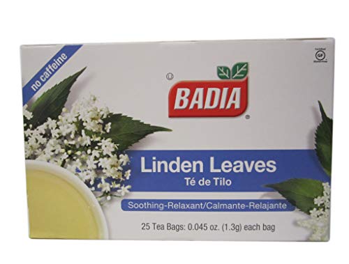 Badia Tea Bag, Linden Leaves, 25 ct Pack of 2