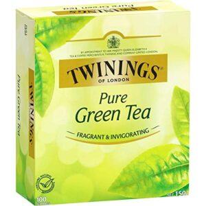 twinings tea – all natural, pure green tea bags – 100 count