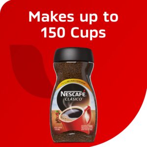 NESCAFÉ CLÁSICO, Dark Roast Instant Coffee, 10.5 oz. Jar​