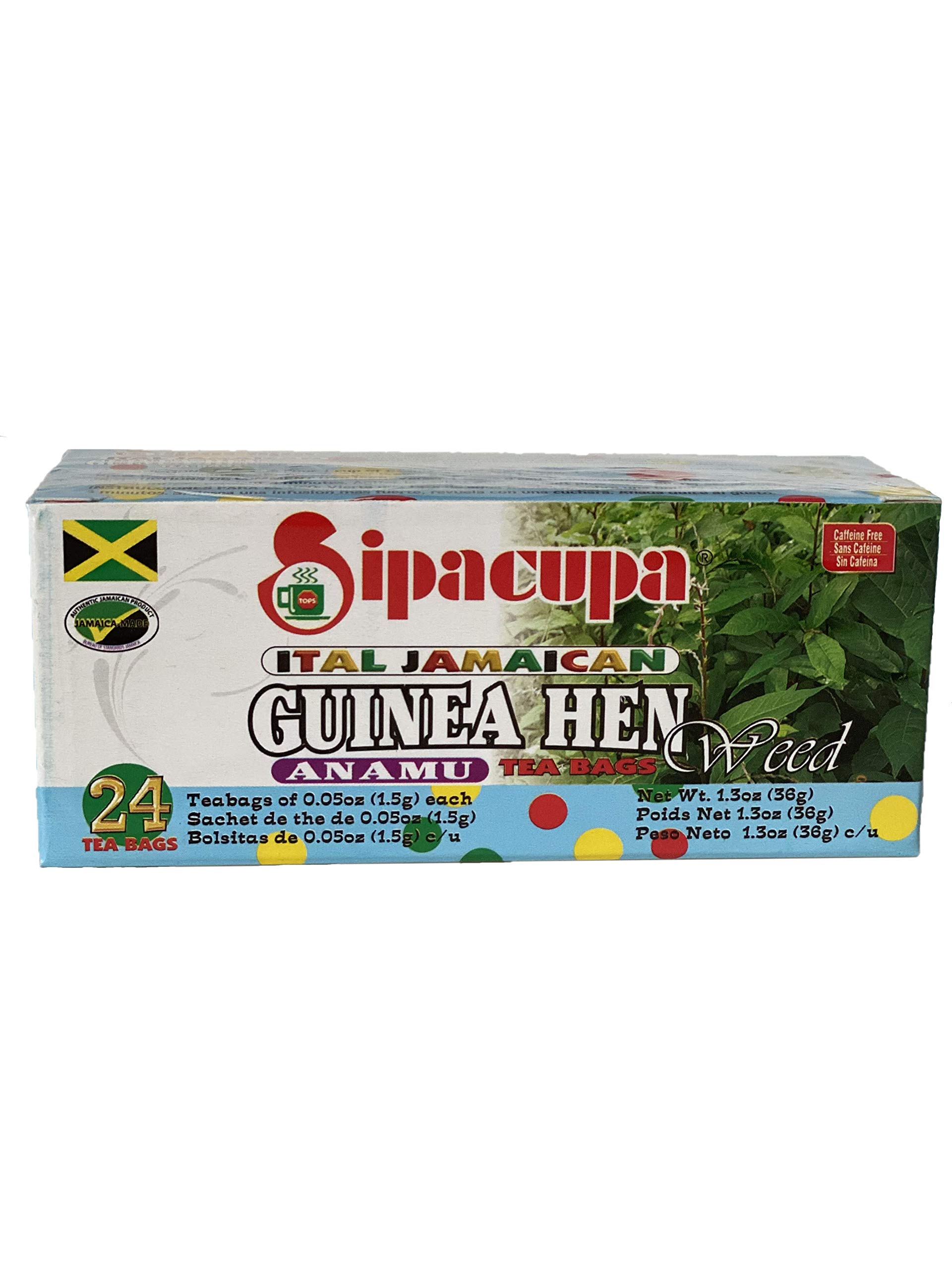 Anamu Tea (Jamaican Guinea Hen Weed 100%) Roots and Leaves by SipaCupa