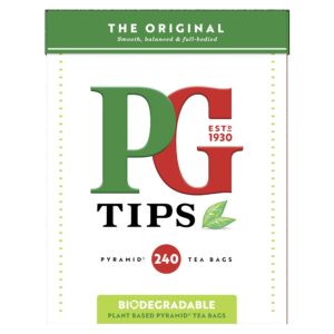 pg tips original pyramid tea bags, 4x 240 (960 bags)