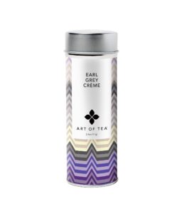 art of tea | organic earl grey creme tea 2.5oz | artisan loose leaf tea tin