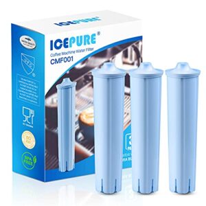 icepure jura clearyl blue, compatible coffee machines water filter cartridge - replaces jura blue filters, pack of 3