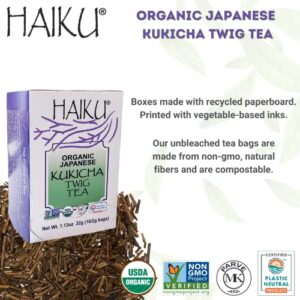 Haiku Tea Kukicha Twig Organic, 16 ct