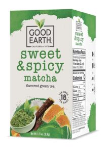 good earth tea matcha maker, 18 count (pack of 3)