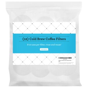 12-Pack of Toddy (R) Compatible Cold Brew Replacement Filters For Toddy (R) Coffee Maker - Manufactured and Sold By Impresa Products