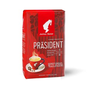 julius meinl: "präsident", classic viennese medium roast coffee beans, 500g / 17.6oz (1)