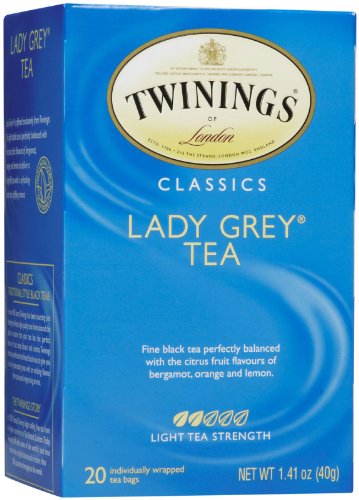 Twinings Lady Grey Tea, Tea Bags, 1.41 oz, 20 ct