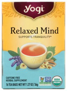 yogi tea, relaxed mind, 16 count, packaging may vary