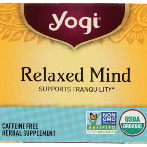 Yogi Tea, Relaxed Mind, 16 Count, Packaging May Vary