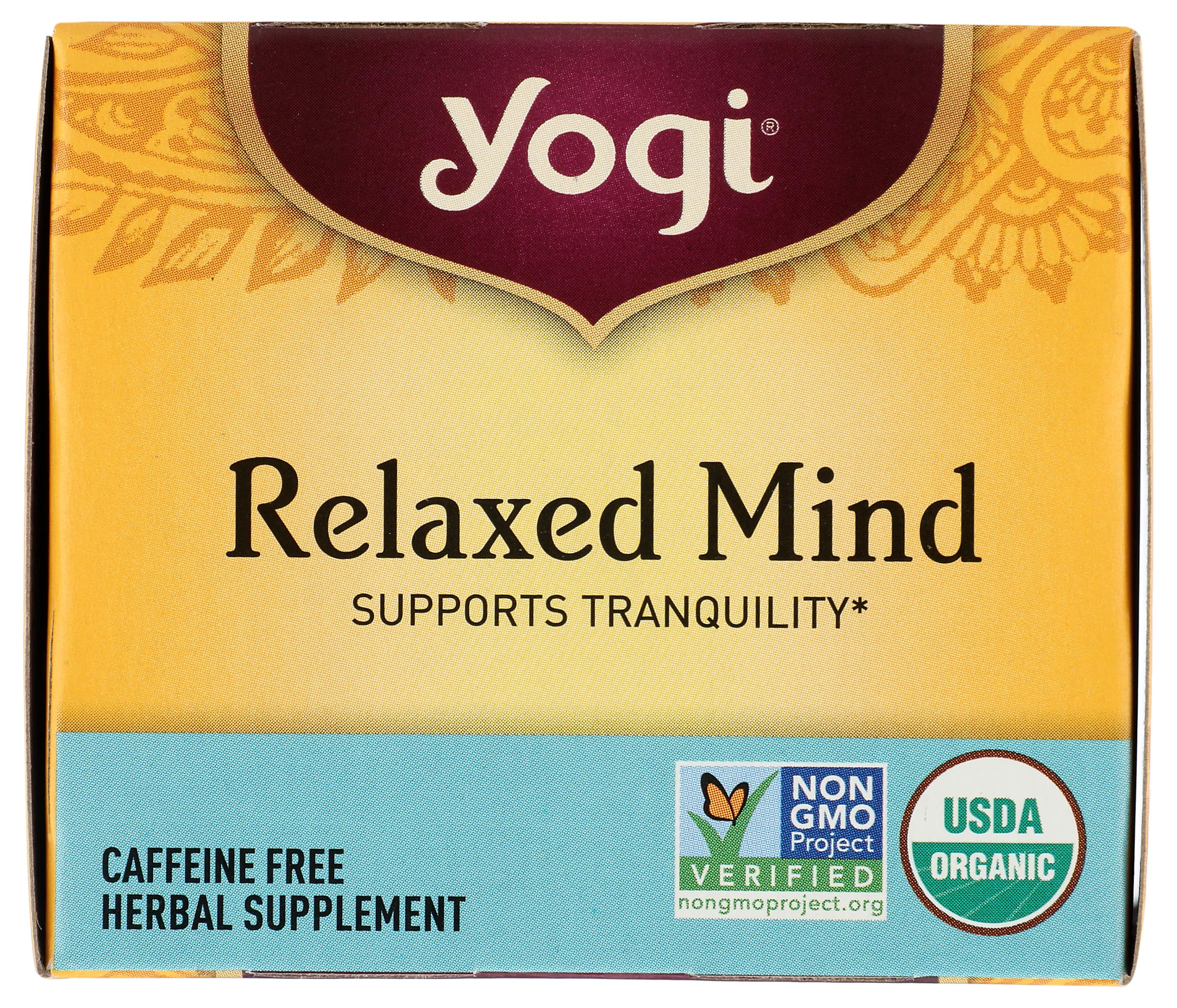 Yogi Tea, Relaxed Mind, 16 Count, Packaging May Vary