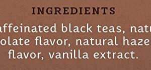 Stash Tea Decaf Chocolate Hazelnut Black Tea - Decaf, Non-GMO Project Verified Premium Tea with No Artificial Ingredients, 18 Count (Pack of 6) - 108 Bags Total