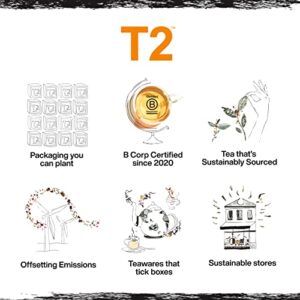 T2 Tea Pumping Pomegranate 3.5 Oz Loose Leaf Fruit Tea In Limited Edition Tin, 3.5 Oz (T130AI082)