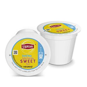 Lipton Southernn Sweet Tea K-Cups, Black Sweet Tea, 12 Pods