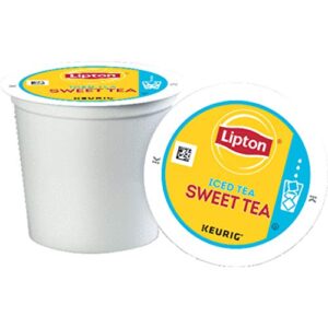 Lipton Southernn Sweet Tea K-Cups, Black Sweet Tea, 12 Pods