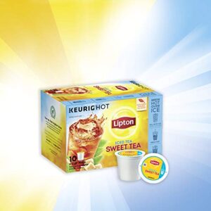 Lipton Southernn Sweet Tea K-Cups, Black Sweet Tea, 12 Pods