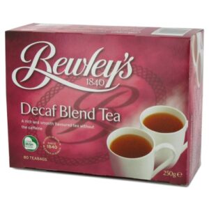bewley's decaf blend tea bags, 250 gram, 80 tea bags