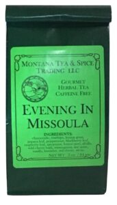 evening in missoula tea loose leaf tea - montana tea and spice trading –3 ounces (evening in missoula, single)