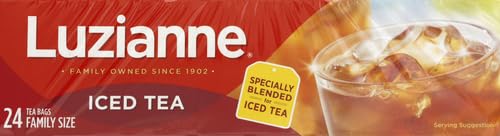 Luzianne Specially Blended Iced Tea Bags, 24 Count