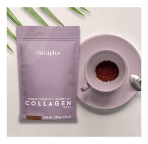 nutriplus collagen blend - instant coffee with chicory and collagen blend